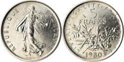 World Coins - Coin, France, Semeuse, 5 Francs, 1980, Paris, , Nickel Clad