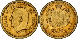 World Coins - Coin, Monaco, 2 Francs, 1943, Paris, , Cupro-Aluminium, Gadoury:134