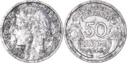 World Coins - Coin, France, Morlon, 50 Centimes, 1945, Paris, , Aluminum, KM:894.1a