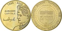 World Coins - France, Token, Tourist Token, 13/ Marcel Pagnol - Aubagne, 2015, Monnaie de