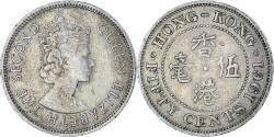 World Coins - Coin, Hong Kong, 50 Cents, 1961