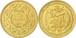 World Coins - Coin, Tunisia, Muhammad al-Amin Bey, 5 Francs, 1946, Paris,