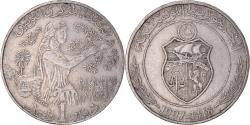 World Coins - Tunisia, Dinar, 1997, Nickel plated steel,