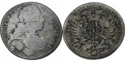 World Coins - Electorate of Bavaria, Karl Albrecht, 6 Kreuzer, 1740, Munich, Silver,