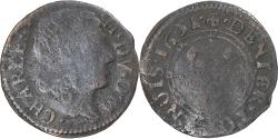 World Coins - Principality of Arches-Charleville, Charles II de Gonzague, Denier Tournois