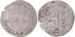 World Coins - Coin, France, Henri III, Douzain aux deux H, 1589, Toulouse, , Billon