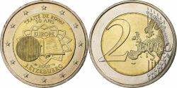 World Coins - Luxembourg, Henri, 2 Euro, Traité de Rome, 2007, Paris, Bi-Metallic,