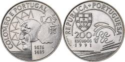 World Coins - Portugal, 200 Escudos, 1991, Copper-nickel, , KM:658