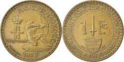 World Coins - Coin, Monaco, Louis II, Franc, 1924, Poissy, , Aluminum-Bronze, KM:111