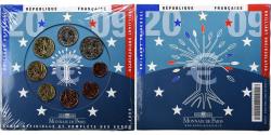 World Coins - France, Coffret 1c. à 2€, BU, 2009, Monnaie de Paris,