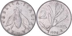 World Coins - Coin, Italy, 2 Lire, 1954, Rome, , Aluminium, KM:94