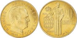 World Coins - Coin, Monaco, Rainier III, 20 Centimes, 1974, , Aluminum-Bronze, KM:143