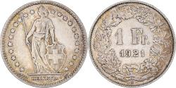 World Coins - Coin, Switzerland, Franc, 1921, Bern, , Silver, KM:24