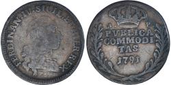 World Coins - Coin, ITALIAN STATES, NAPLES, Ferdinando IV, 3 Tornesi, 1791, Naples,