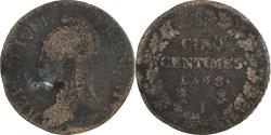 World Coins - France, 5 Centimes, Dupré, AN 8, Limoges, Copper,