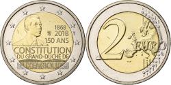 World Coins - Luxembourg, 2 Euro, Constitution du Luxembourg, 2018, Utrecht, Bi-Metallic