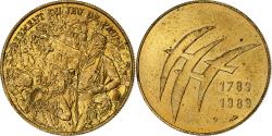 World Coins - France, Medal, Révolution Française, Serment du Jeu de Paume, 1989, Bronze