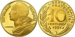 World Coins - Coin, France, Marianne, 10 Centimes, 1994, Paris, Proof,