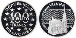 World Coins - Coin, France, Monnaie de Paris, Cathédrale Saint-Etienne de Vienne, 100