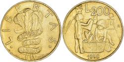 World Coins - Coin, San Marino, 200 Lire, 1995, Rome, , Aluminum-Bronze, KM:329