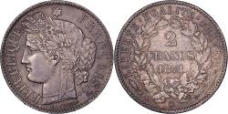 World Coins - France, 2 Francs, Cérès, 1871, Bordeaux, Silver, , KM:817.2