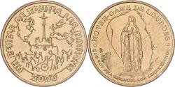 World Coins - France, Token, Lourdes - Un peuple de toutes les nations, 2003, Copper-nickel