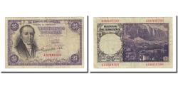 World Coins - Banknote, Spain, 25 Pesetas, 1946-02-19, KM:130a, EF(40-45)