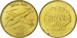 World Coins - France, Token, Collection Shell, Bell XS1, Bronze-Aluminium,