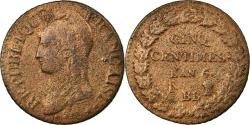 World Coins - Coin, France, Dupré, 5 Centimes, 1798, Strasbourg, , Bronze