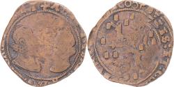 World Coins - Coin, FRENCH STATES, Franche-Comté, Albert & Isabella, 2 Deniers, 1608, Dole