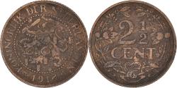 World Coins - Coin, Netherlands, Wilhelmina I, 2-1/2 Cent, 1918, , Bronze, KM:150