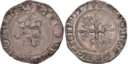 World Coins - Coin, France, Charles VI, Gros dit "Florette", 1419, Paris, , Billon