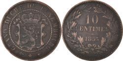 World Coins - Coin, Luxembourg, William III, 10 Centimes, 1855, Paris, , Bronze