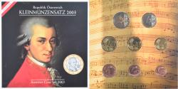 World Coins - Austria, Set, 2003, Vienna, BU,