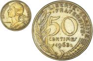 World Coins - Coin, France, Marianne, 50 Centimes, 1963, , Aluminum-Bronze, KM:939.2