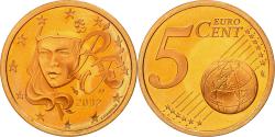 World Coins - France, 5 Euro Cent, 2002, , Copper Plated Steel, KM:1284