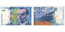 World Coins - France, 50 Francs, St Exupéry, 1999, R049273207, UNC(65-70), Fayette:73.5
