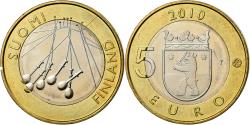 World Coins - Finland, 5 Euro, Province de Satakunta, 2010, , Bi-Metallic, KM:156
