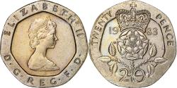World Coins - Great Britain, Elizabeth II, 20 Pence, 1983, Copper-nickel, , KM:931