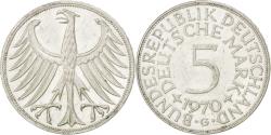 World Coins - Coin, GERMANY - FEDERAL REPUBLIC, 5 Mark, 1970, Karlsruhe, , Silver