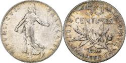 World Coins - France, 50 Centimes, Semeuse, 1908, Paris, Silver, , Gadoury:420