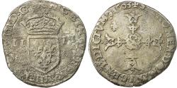 World Coins - Coin, France, Henri IV, 1/4 Ecu, 1603, Saint André Villeneuve Les Avignon