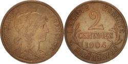 World Coins - Coin, France, Dupuis, 2 Centimes, 1904, Paris, , Bronze, KM:841