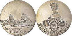 World Coins - France, Medal, Les Grands Transatlantiques, Impératrice Eugénie