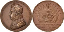 World Coins - France, Medal, Charles X, Politics, Society, War, , Copper