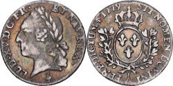 World Coins - France, Louis XV, 1/20 Écu au bandeau, 1779, Paris, , Silver