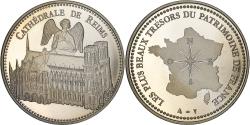 World Coins - France, Medal, Cathédrale de Reims, Copper-nickel,