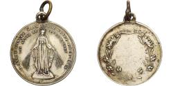 World Coins - France, Medal, Souvenir de Première Communion, Silvered bronze,