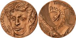 World Coins - France, Medal, Charles Gros, Poésie, Arts & Culture, 1977, Tison Michel