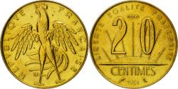 World Coins - Coin, France, Essai de Rousseau, 20 Centimes, 1961, Paris, ESSAI,